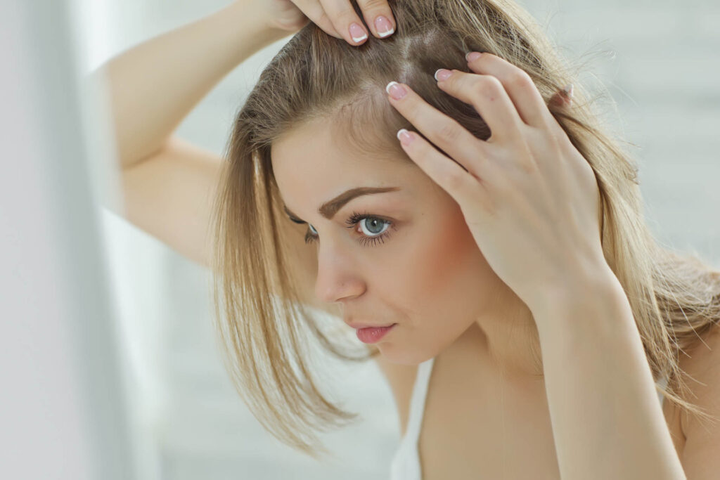 AN image of hair loss and scalp health services from Carnaby Street Hairdressers.