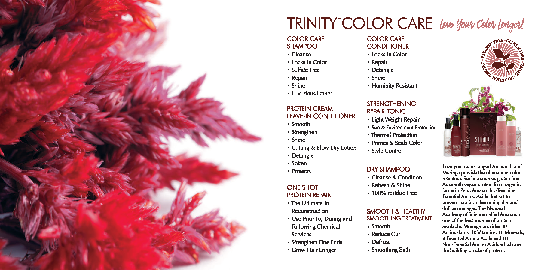 Surface Trinity Color Care Hair Products
